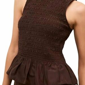 Marie Oliver Odie Top in Walnut XXS